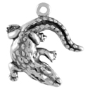 Sterling Silver Alligator Charm