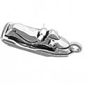 Silver jet ski charm