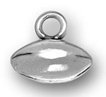 pewter football charm