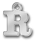 Pewter Letter R Charm