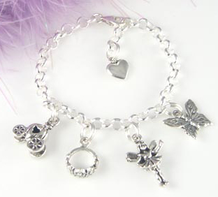 Silver Charm Bracelet