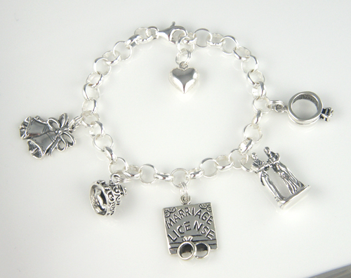 Wedding Shower Charm Bracelet