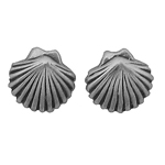 Sterling Silver Seashell Earrings