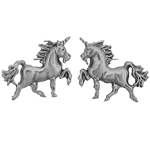 Sterling Silver Unicorn Earrings